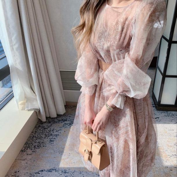 トワルドジュイオーガンジーワンピース 5212-画像10-韓国ファッション通販POPREA［ポップリア］