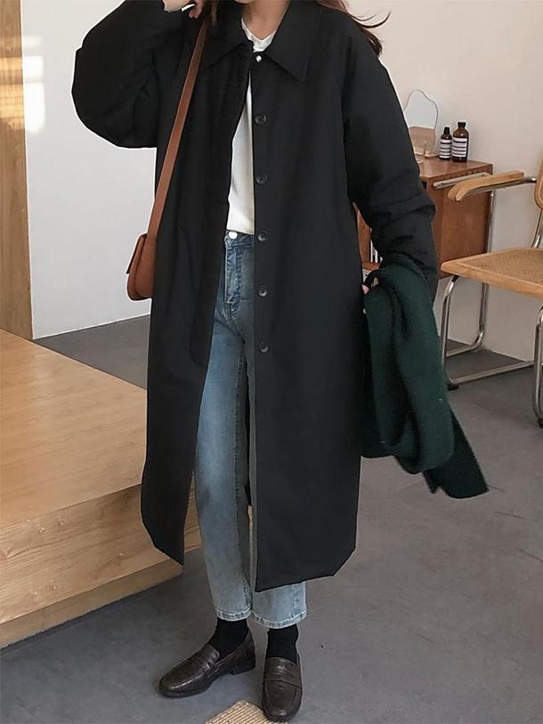 バッグドロストロングコート 4817-画像10-韓国ファッション通販POPREA［ポップリア］