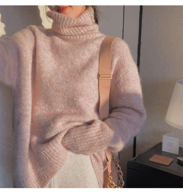 モヘアタートルネックニット 4877-画像10-韓国ファッション通販POPREA［ポップリア］