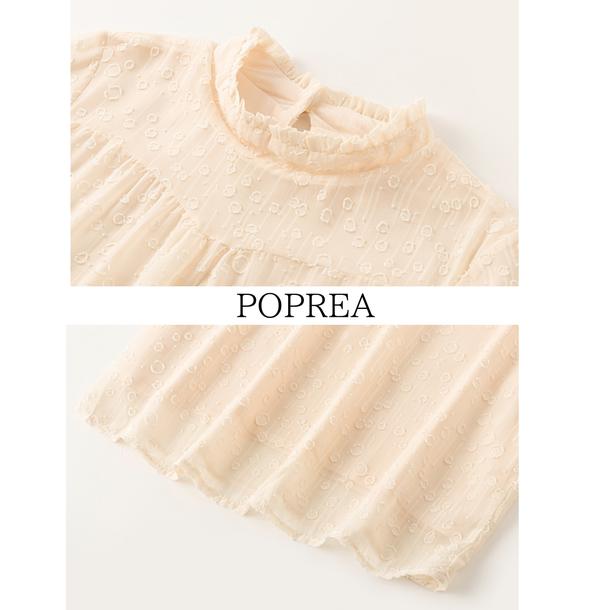 フレンチハイネックブラウス 4721-画像11-韓国ファッション通販POPREA［ポップリア］