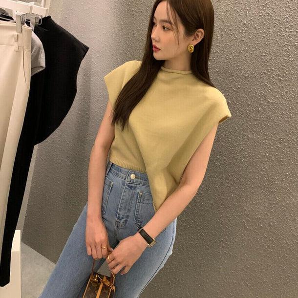 フレンチスリーブサマーニット 5183-画像11-韓国ファッション通販POPREA［ポップリア］