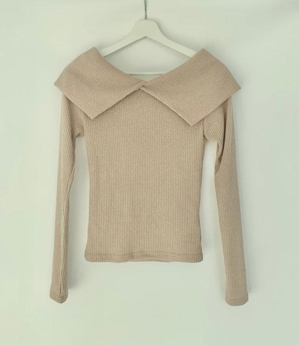 オフショルカラーリブニット 5036-画像11-韓国ファッション通販POPREA［ポップリア］