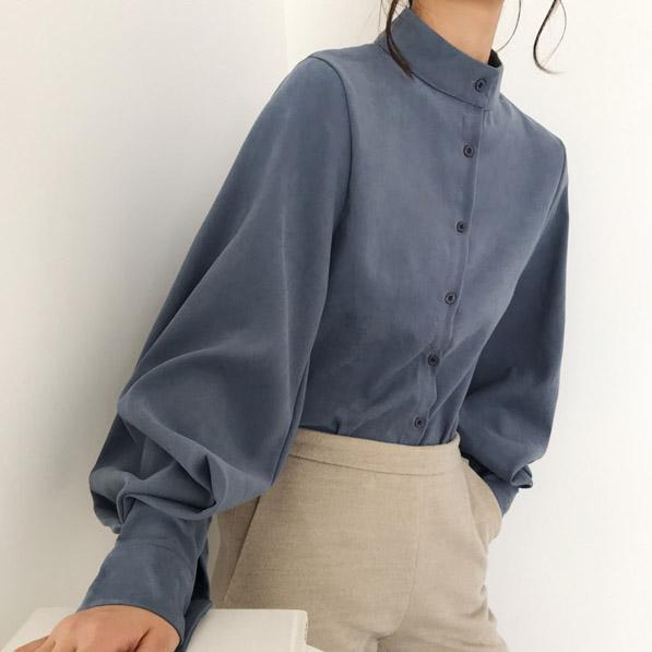 ハイネックルーズランタンスリーブトップス 4707-画像11-韓国ファッション通販POPREA［ポップリア］