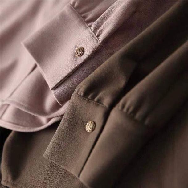 リボンタイソフトタッチブラウス 4881-画像11-韓国ファッション通販POPREA［ポップリア］