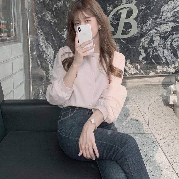 ベーシックスクエアネックトップス 4703-画像11-韓国ファッション通販POPREA［ポップリア］