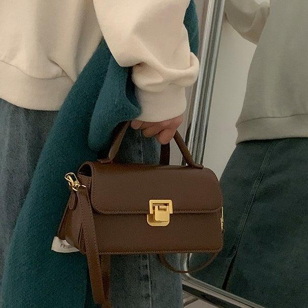 2way持ち手付きレトロショルダーバッグ 4985-画像11-韓国ファッション通販POPREA［ポップリア］