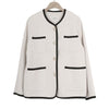 ノーカラートリムジャケット 5721-画像11-韓国ファッション通販POPREA［ポップリア］
