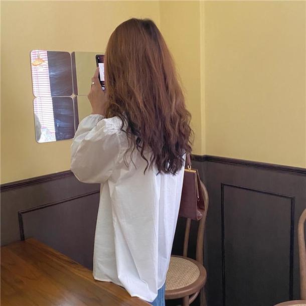 ベーシックピンタックシャツ 4744-画像11-韓国ファッション通販POPREA［ポップリア］