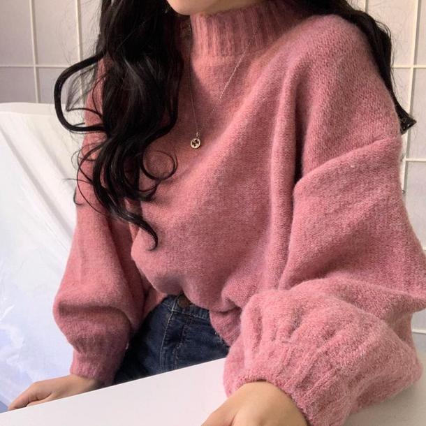 ベーシックプルオーバーニット 4911-画像11-韓国ファッション通販POPREA［ポップリア］