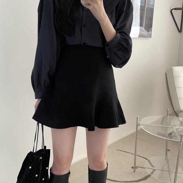 ダブルハンサムカットカラーブラウス 5113-画像11-韓国ファッション通販POPREA［ポップリア］