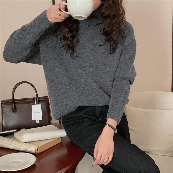 タートルネックウールプルオーバー 4814-画像11-韓国ファッション通販POPREA［ポップリア］