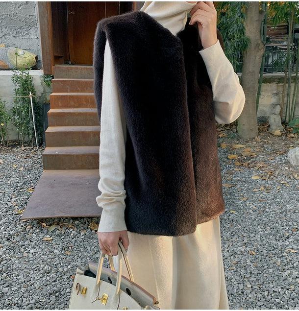 エコファーベスト 5004-画像11-韓国ファッション通販POPREA［ポップリア］