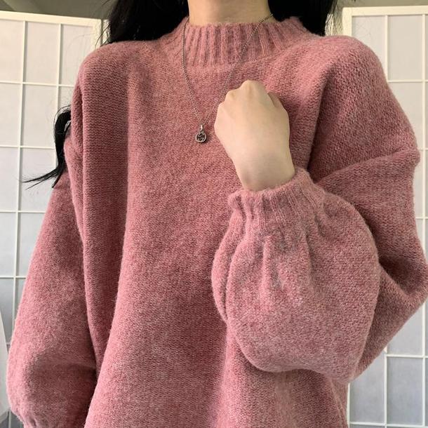 ベーシックプルオーバーニット 4911-画像12-韓国ファッション通販POPREA［ポップリア］