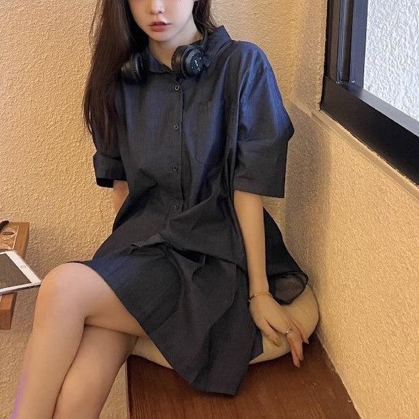 カジュアルデニムセットアップ 5380-画像12-韓国ファッション通販POPREA［ポップリア］