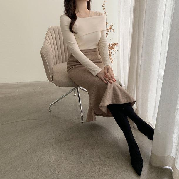 ドレッシーシアーブラウス 5049-画像12-韓国ファッション通販POPREA［ポップリア］