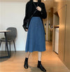 スエード調フロントボタンスカート 4842-画像12-韓国ファッション通販POPREA［ポップリア］