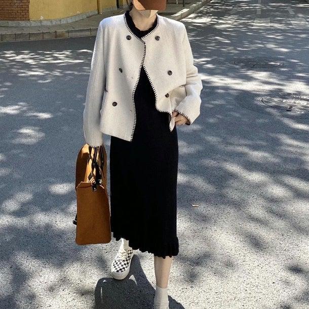 リブニットスリムワンピース 4936-画像12-韓国ファッション通販POPREA［ポップリア］