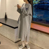 ロゴプリントトレーナーワンピース 4688-画像12-韓国ファッション通販POPREA［ポップリア］