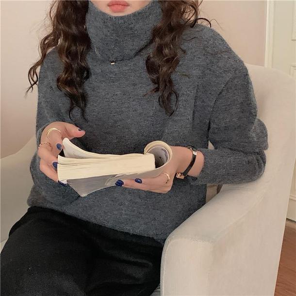 タートルネックウールプルオーバー 4814-画像12-韓国ファッション通販POPREA［ポップリア］