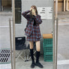 ナチュラルブルーチェックセットアップ 5013-画像12-韓国ファッション通販POPREA［ポップリア］