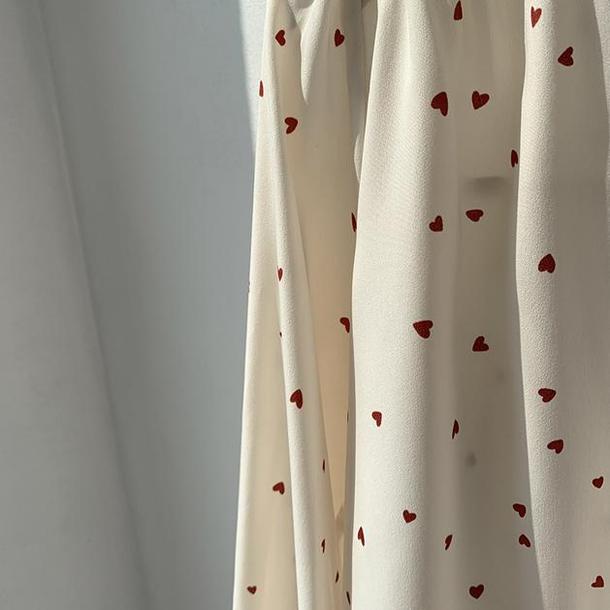 ミニハート柄シフォンブラウス 4775-画像12-韓国ファッション通販POPREA［ポップリア］