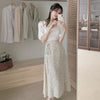 くすみフラワーミディスカート 5211-画像12-韓国ファッション通販POPREA［ポップリア］