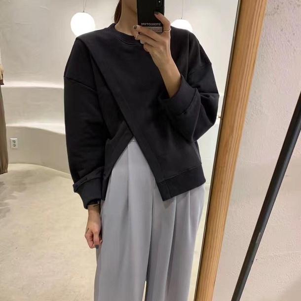 スリットレイヤードプルオーバー 4663-画像12-韓国ファッション通販POPREA［ポップリア］