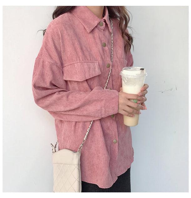 コーディロイスナップボタンジャケット 5231-画像12-韓国ファッション通販POPREA［ポップリア］