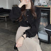 ベーシックスクエアネックトップス 4703-画像13-韓国ファッション通販POPREA［ポップリア］