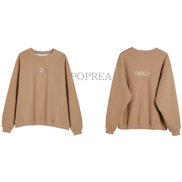 ベーシックDEUXロゴトレーナー 4845-画像13-韓国ファッション通販POPREA［ポップリア］