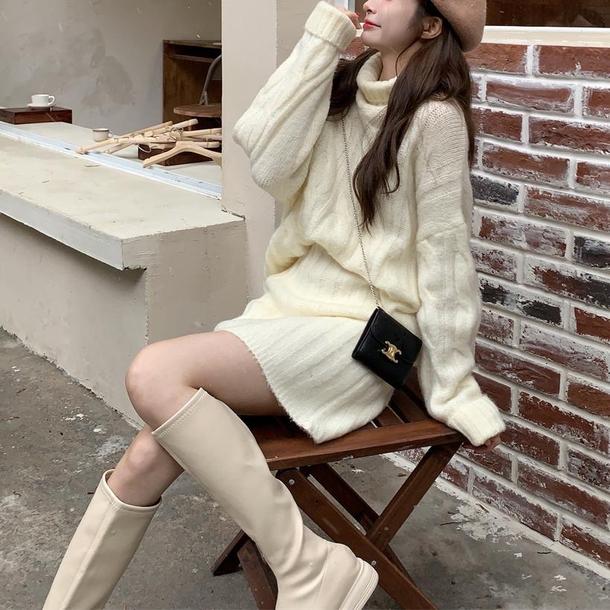 マシュマロケーブルニットセットアップ 4915-画像13-韓国ファッション通販POPREA［ポップリア］