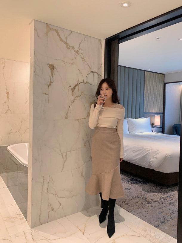 ドレッシーシアーブラウス 5049-画像13-韓国ファッション通販POPREA［ポップリア］