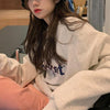 シンプルロゴルーズトレーナー 4854-画像13-韓国ファッション通販POPREA［ポップリア］