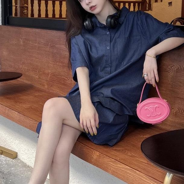 カジュアルデニムセットアップ 5380-画像13-韓国ファッション通販POPREA［ポップリア］