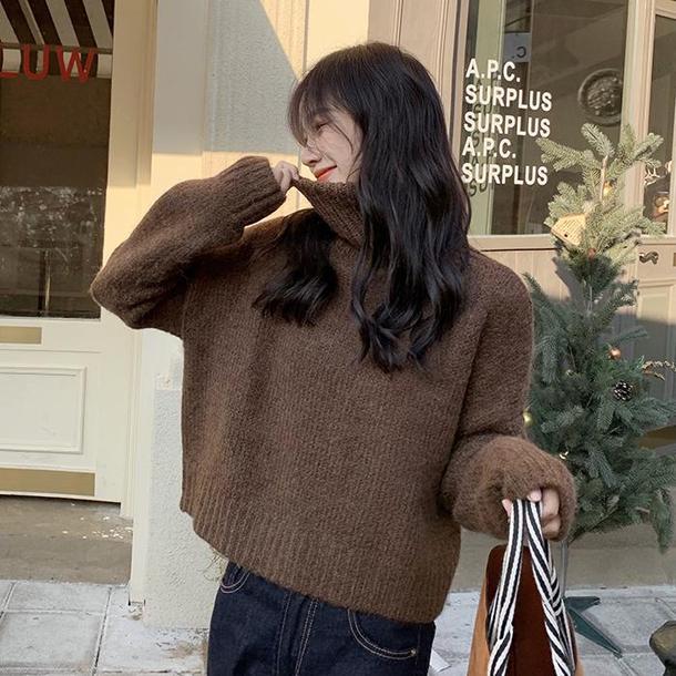 ベーシックタートルネックショートニット 4871-画像13-韓国ファッション通販POPREA［ポップリア］