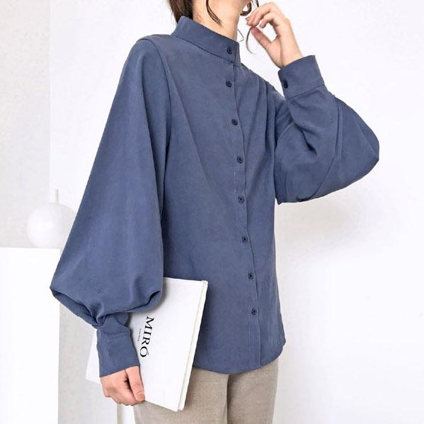 ハイネックルーズランタンスリーブトップス 4707-画像13-韓国ファッション通販POPREA［ポップリア］