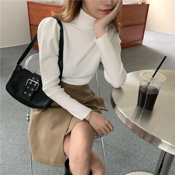 パフスリデザインニット 5024-画像13-韓国ファッション通販POPREA［ポップリア］