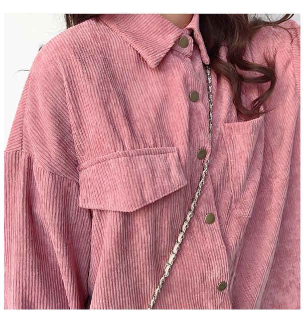 コーディロイスナップボタンジャケット 5231-画像13-韓国ファッション通販POPREA［ポップリア］