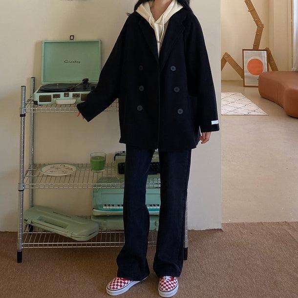 ダブルブレストテラードコート 5082-画像13-韓国ファッション通販POPREA［ポップリア］