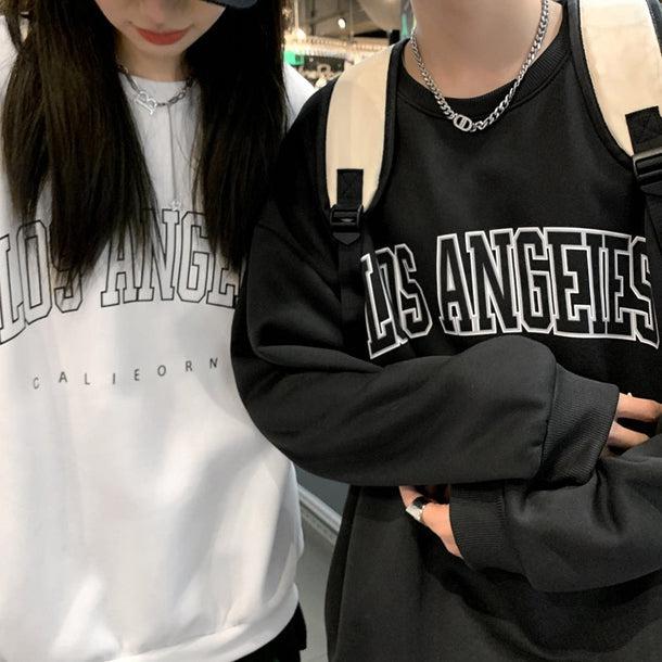 レタープリントルーズスウエット 5017-画像13-韓国ファッション通販POPREA［ポップリア］