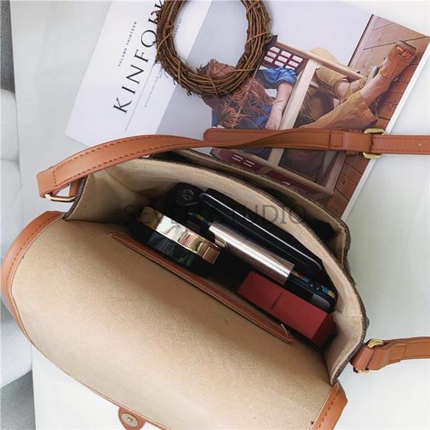 シンプルラウンドショルダーバッグ 4893-画像13-韓国ファッション通販POPREA［ポップリア］