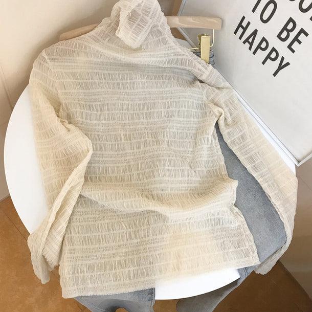 タートルネックシースルートップス 5100-画像13-韓国ファッション通販POPREA［ポップリア］