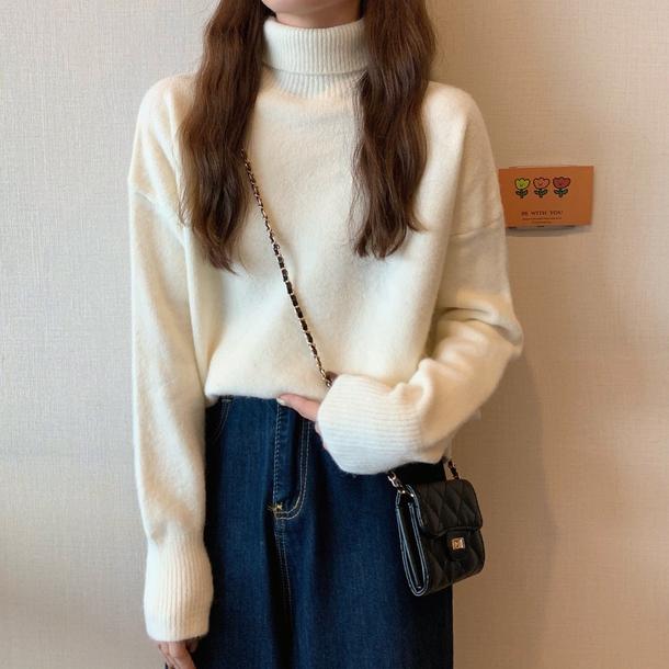 タートルネックルーズセーターニット 4873-画像13-韓国ファッション通販POPREA［ポップリア］