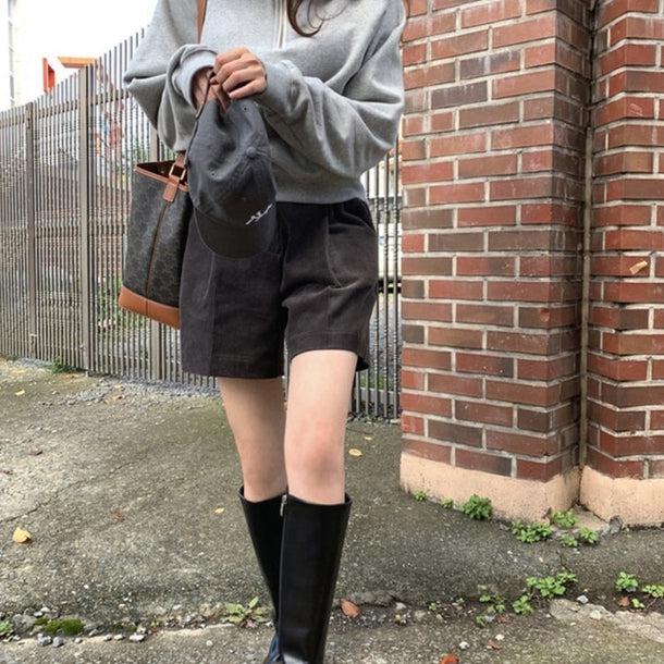 コーデュロイハーフパンツ 5019-画像13-韓国ファッション通販POPREA［ポップリア］