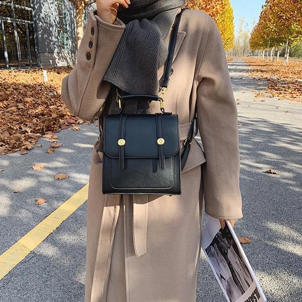 レザー調スクエアスモールバッグ 4831-画像13-韓国ファッション通販POPREA［ポップリア］