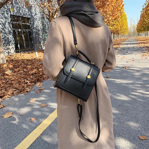 レザー調スクエアスモールバッグ 4831-画像14-韓国ファッション通販POPREA［ポップリア］