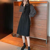 フェイクブラウス＆ブラックジャンスカドレス 4738-画像14-韓国ファッション通販POPREA［ポップリア］