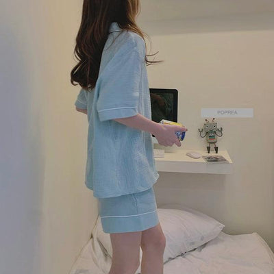 コットンリネンサマーパジャマ 5170-画像14-韓国ファッション通販POPREA［ポップリア］