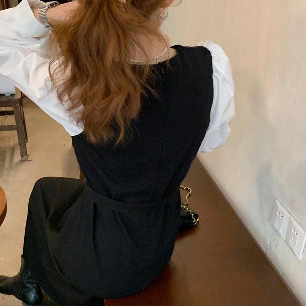 エレガントラウンドネックワンピース 5052-画像14-韓国ファッション通販POPREA［ポップリア］