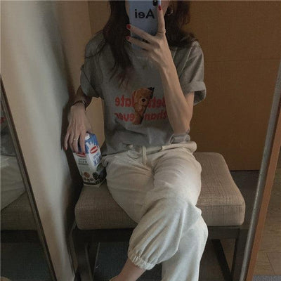 くまちゃんTシャツ 5103-画像14-韓国ファッション通販POPREA［ポップリア］